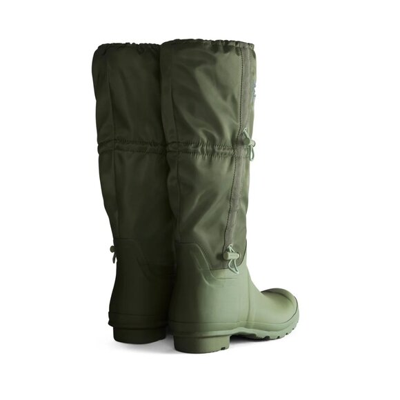 NEW HUNTER Original Tall Travel Boots in lichen green/everglade green 261 6T8 - Picture 3 of 8